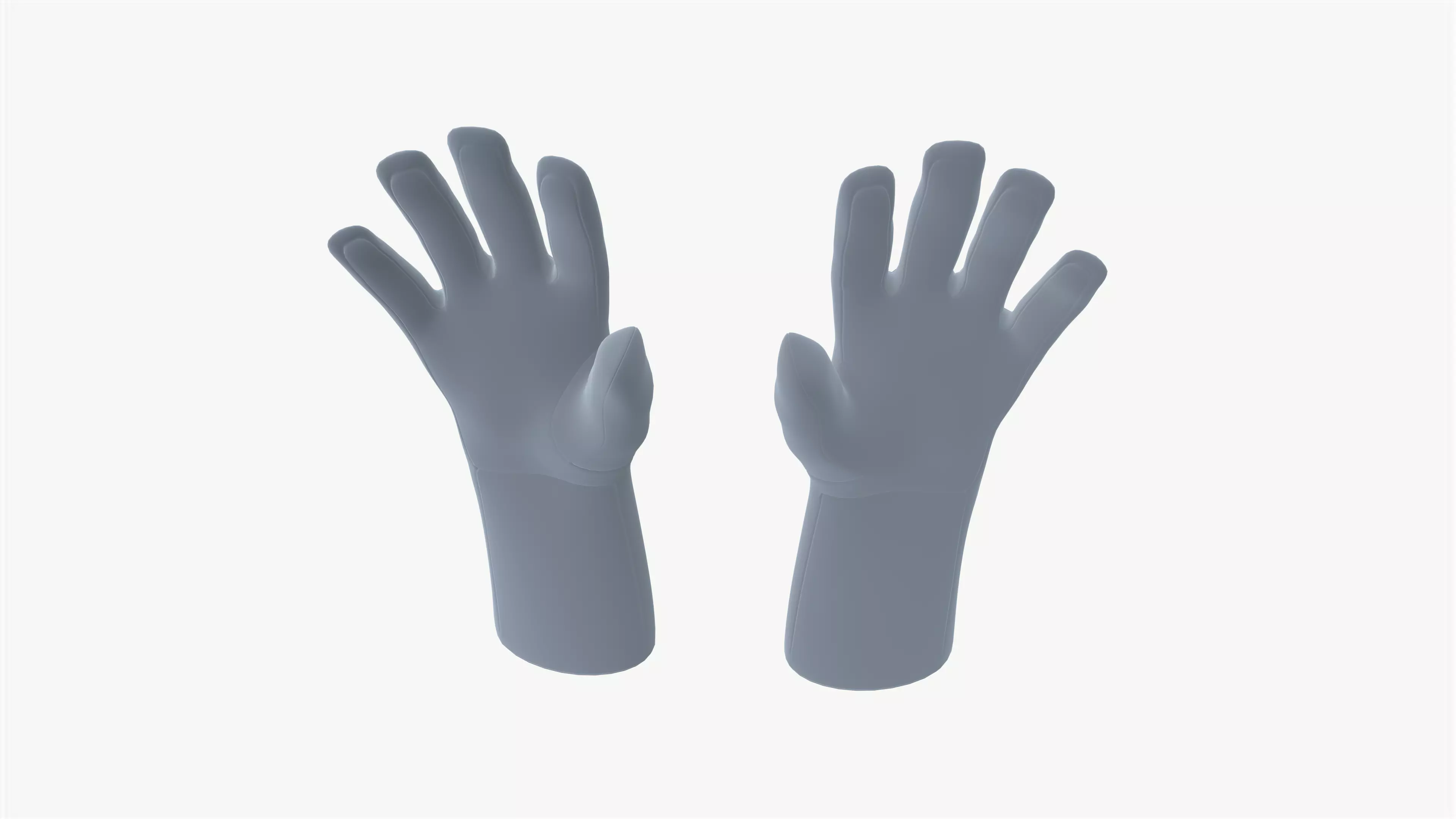 Insulated Gloves 3D model_2