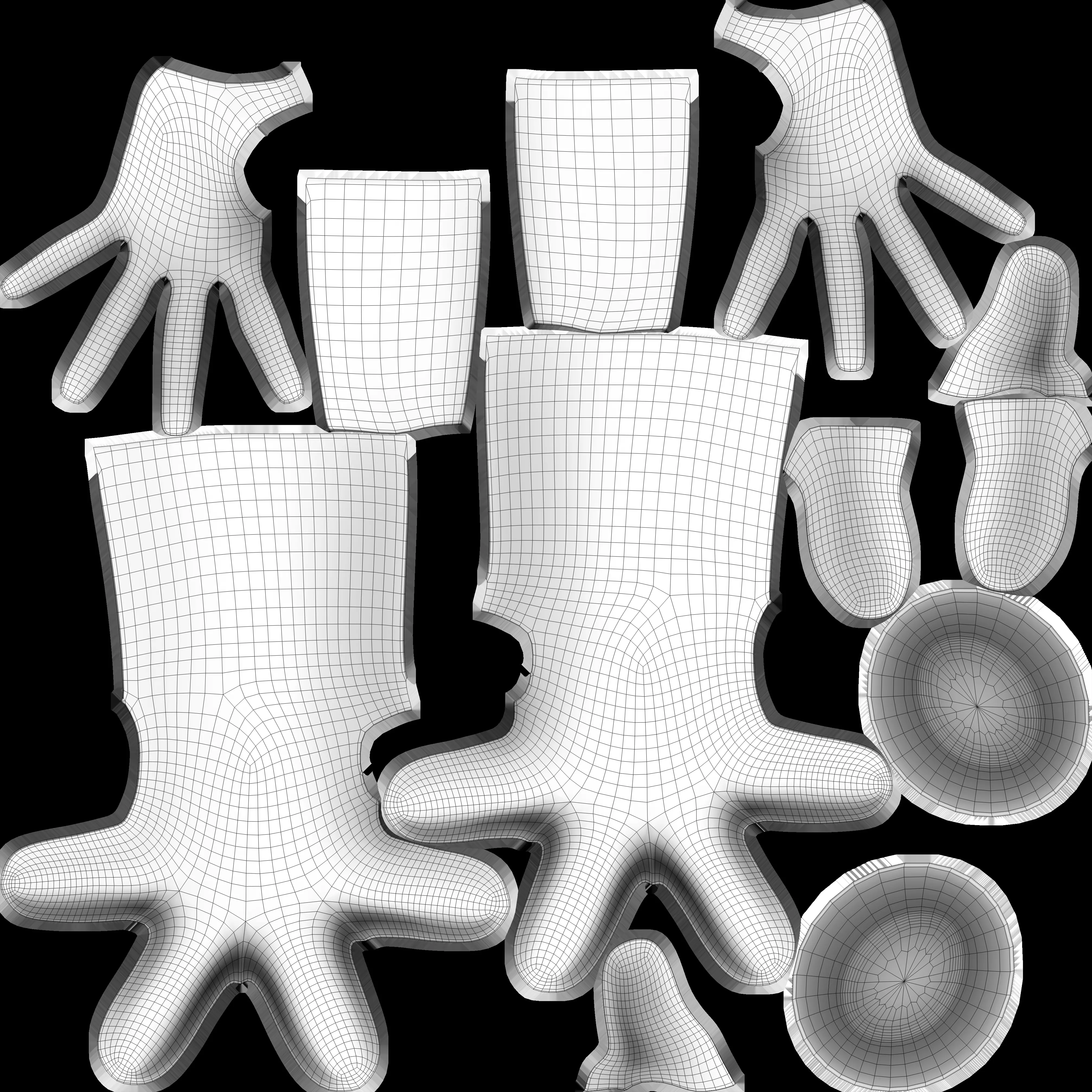 Insulated Gloves 3D model_12