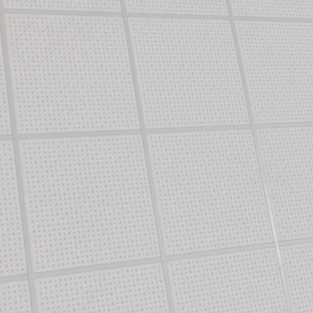 Acoustic Ceiling Panel with Strips PBR Seamless Texture_3