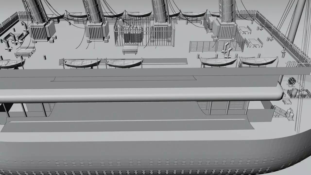  Cruiseship High-Detail 3D model Low-poly 3D model_17