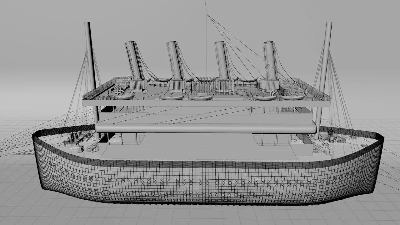  Cruiseship High-Detail 3D model Low-poly 3D model_18