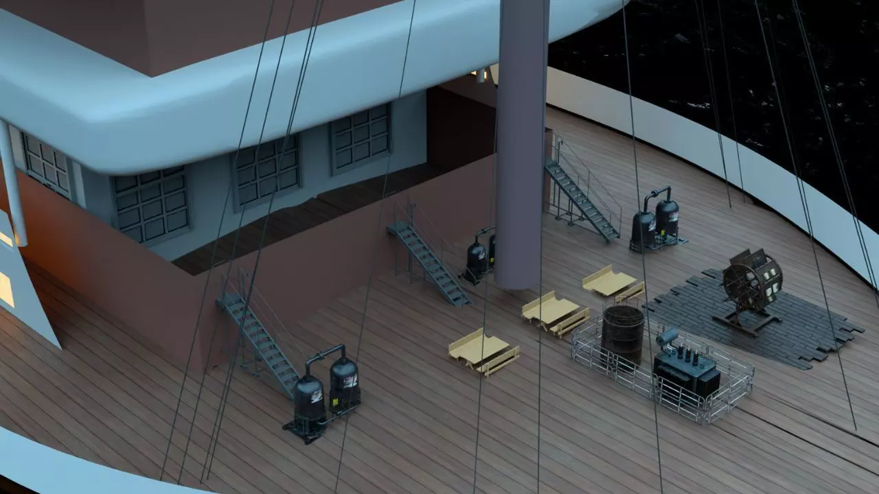  Cruiseship High-Detail 3D model Low-poly 3D model_10