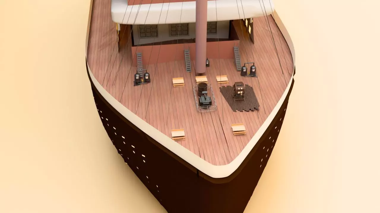  Cruiseship High-Detail 3D model Low-poly 3D model_12
