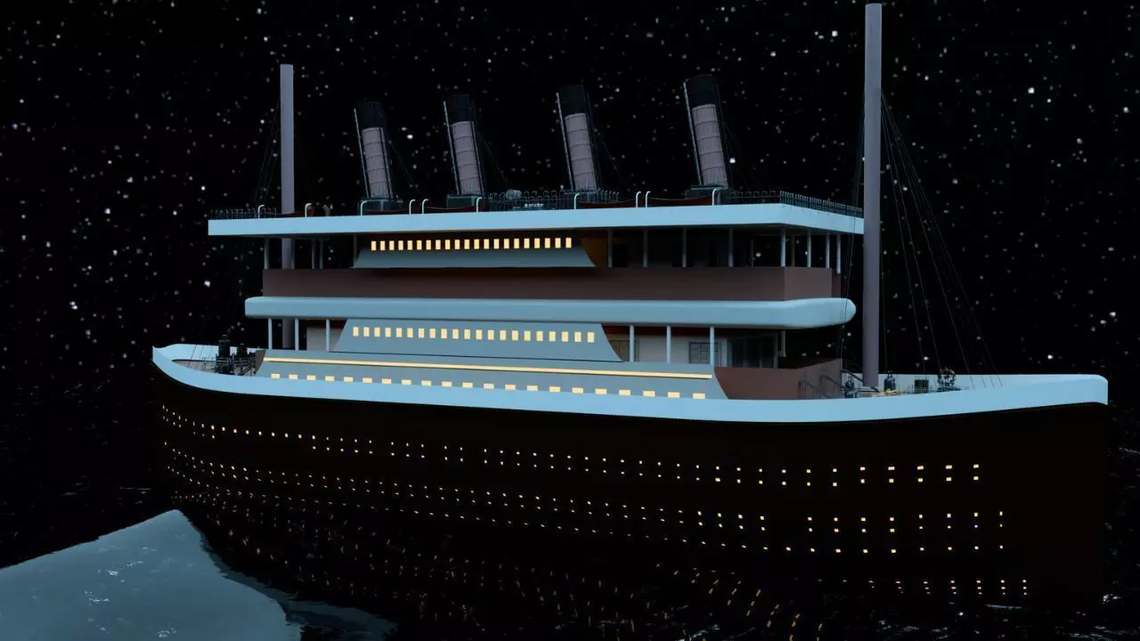  Cruiseship High-Detail 3D model Low-poly 3D model_2