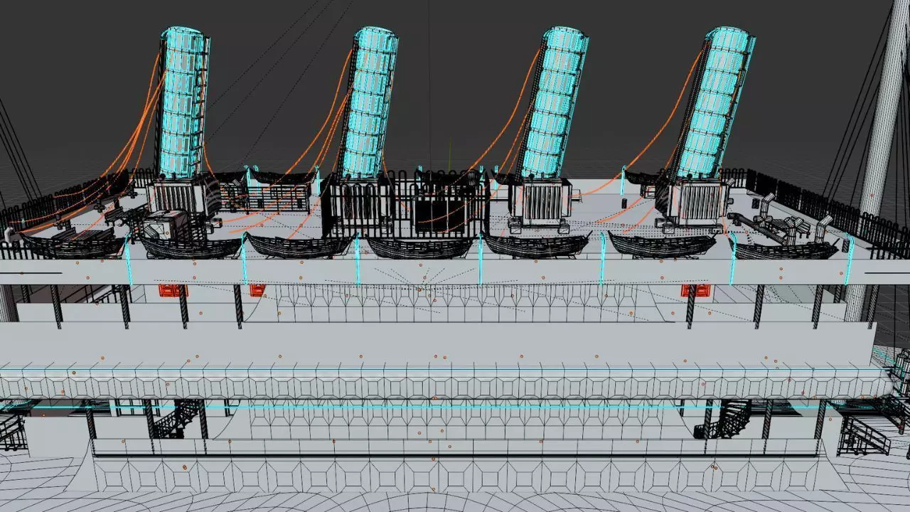  Cruiseship High-Detail 3D model Low-poly 3D model_24