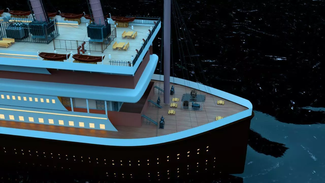  Cruiseship High-Detail 3D model Low-poly 3D model_4