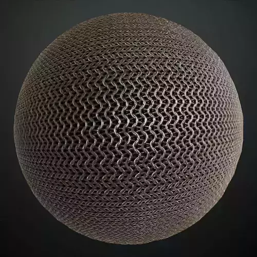 Woven Chainmail Texture PBR Seamless