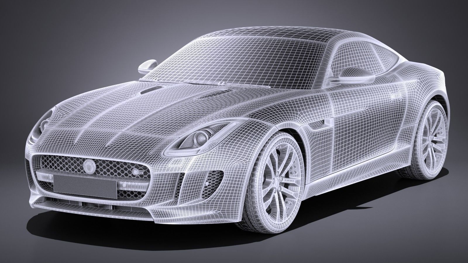 Jaguar F-Type S Coupe 2017 3D model_16