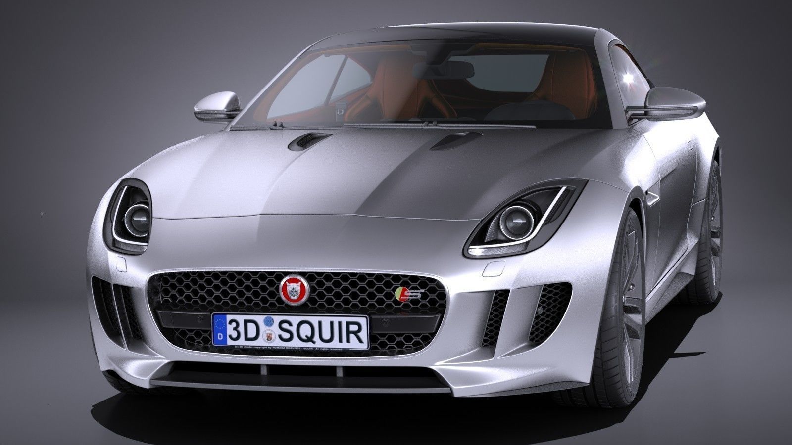 Jaguar F-Type S Coupe 2017 3D model_1
