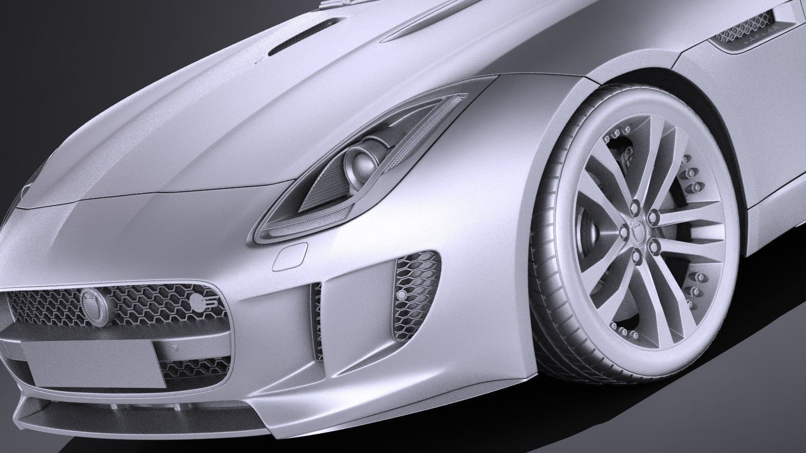 Jaguar F-Type S Coupe 2017 3D model_13