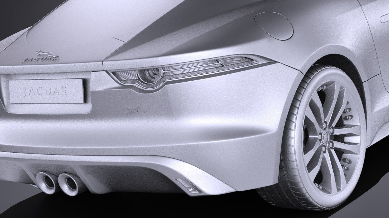 Jaguar F-Type S Coupe 2017 3D model_14