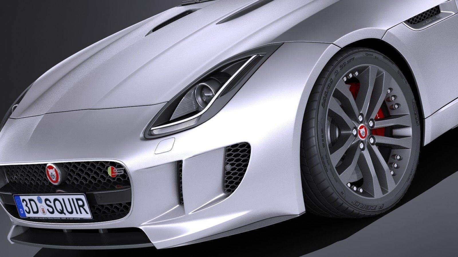 Jaguar F-Type S Coupe 2017 3D model_2