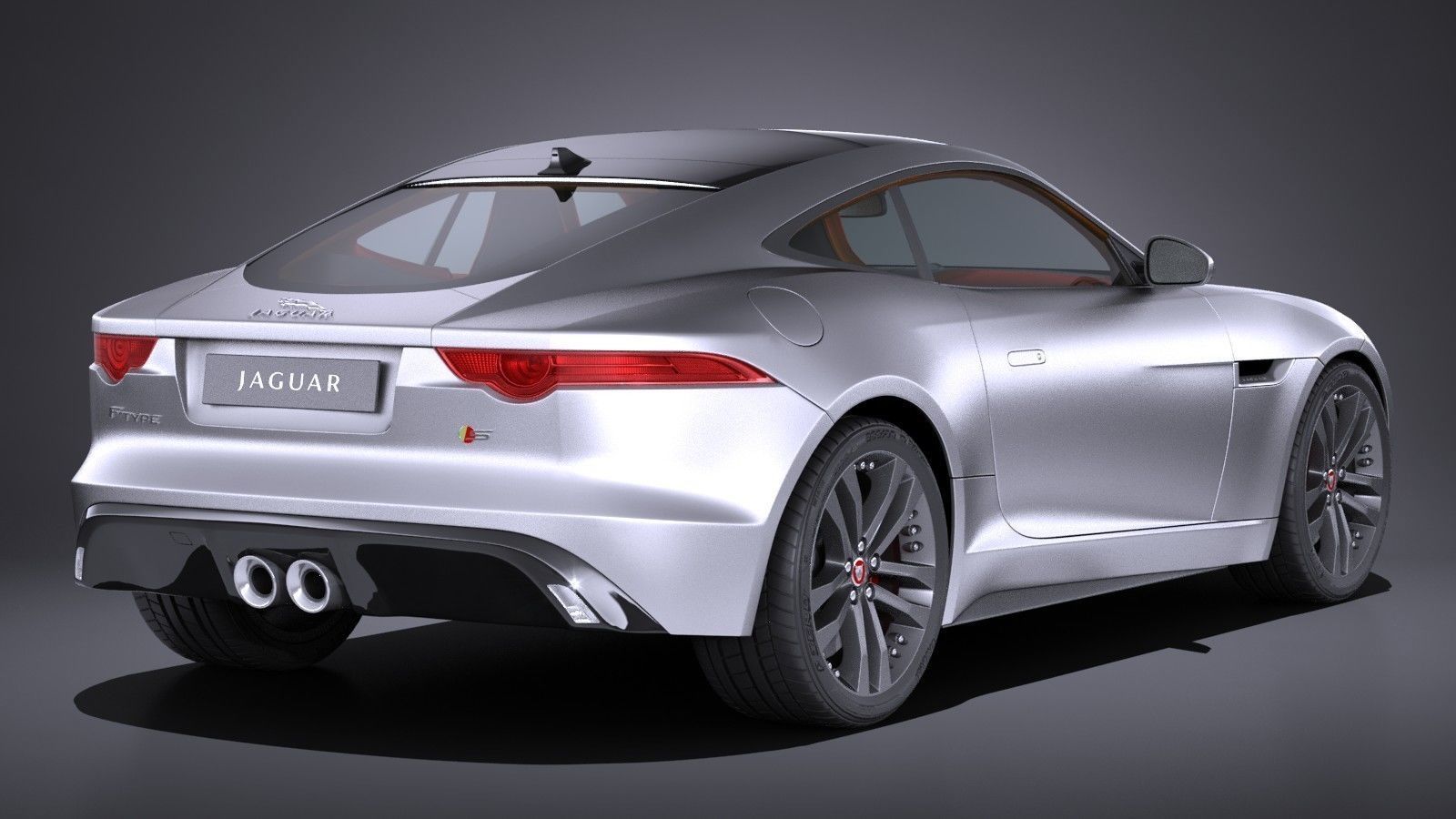 Jaguar F-Type S Coupe 2017 3D model_3