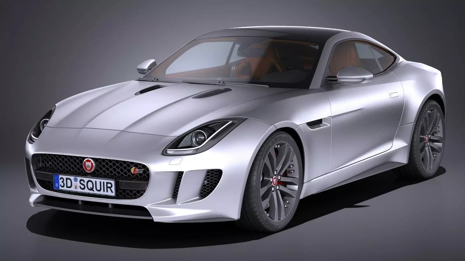 Jaguar F-Type S Coupe 2017 3D model_0