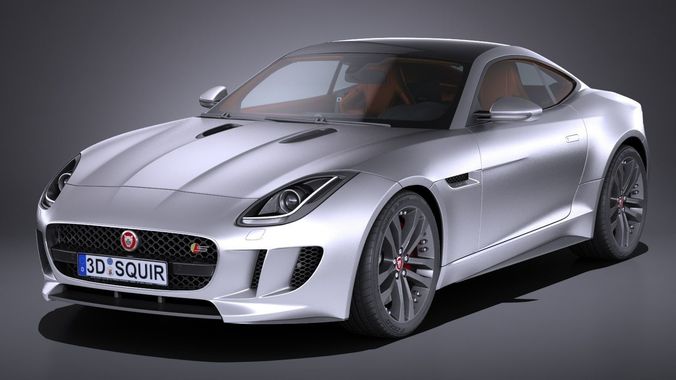 Jaguar F-Type S Coupe 2017 3D model