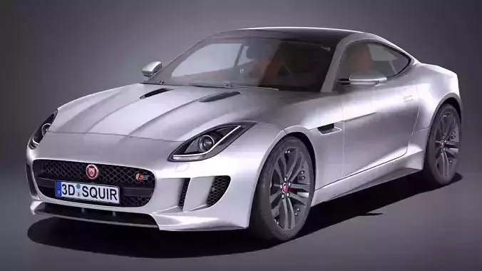 Jaguar F-Type S Coupe 2017 3D model