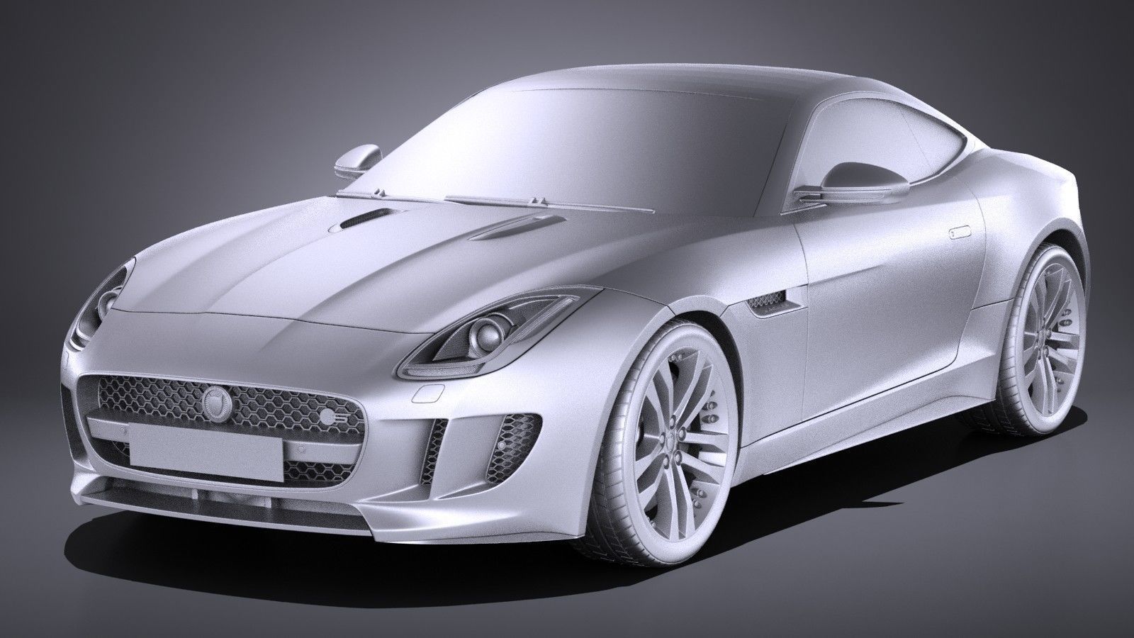 Jaguar F-Type S Coupe 2017 3D model_12