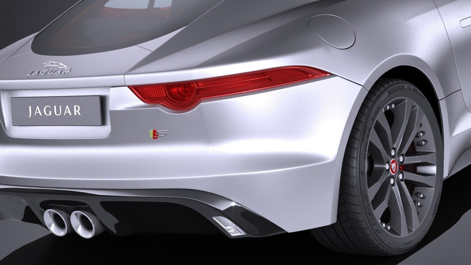 Jaguar F-Type S Coupe 2017 3D model_6