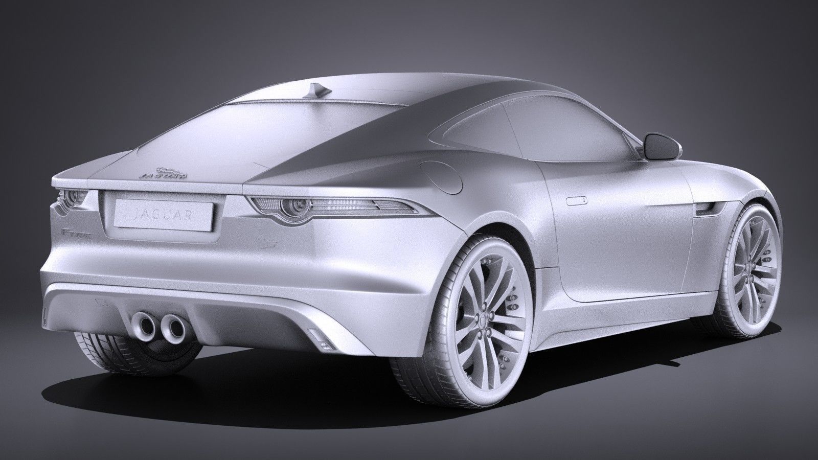 Jaguar F-Type S Coupe 2017 3D model_15