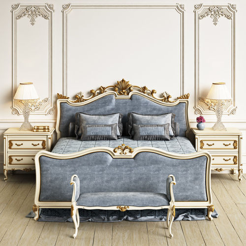 Angelo Cappellini Wagner Bedroom 3D model