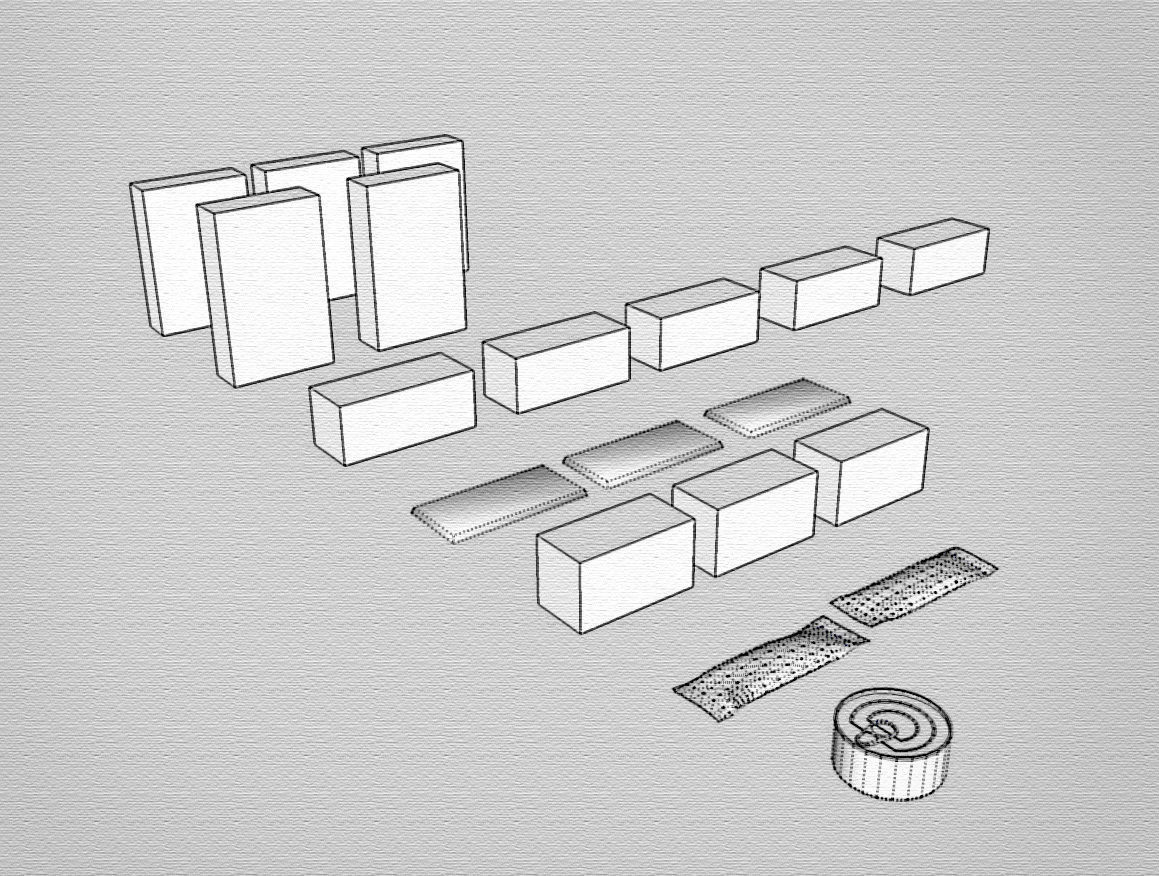 Food Items Low-poly 3D model_5