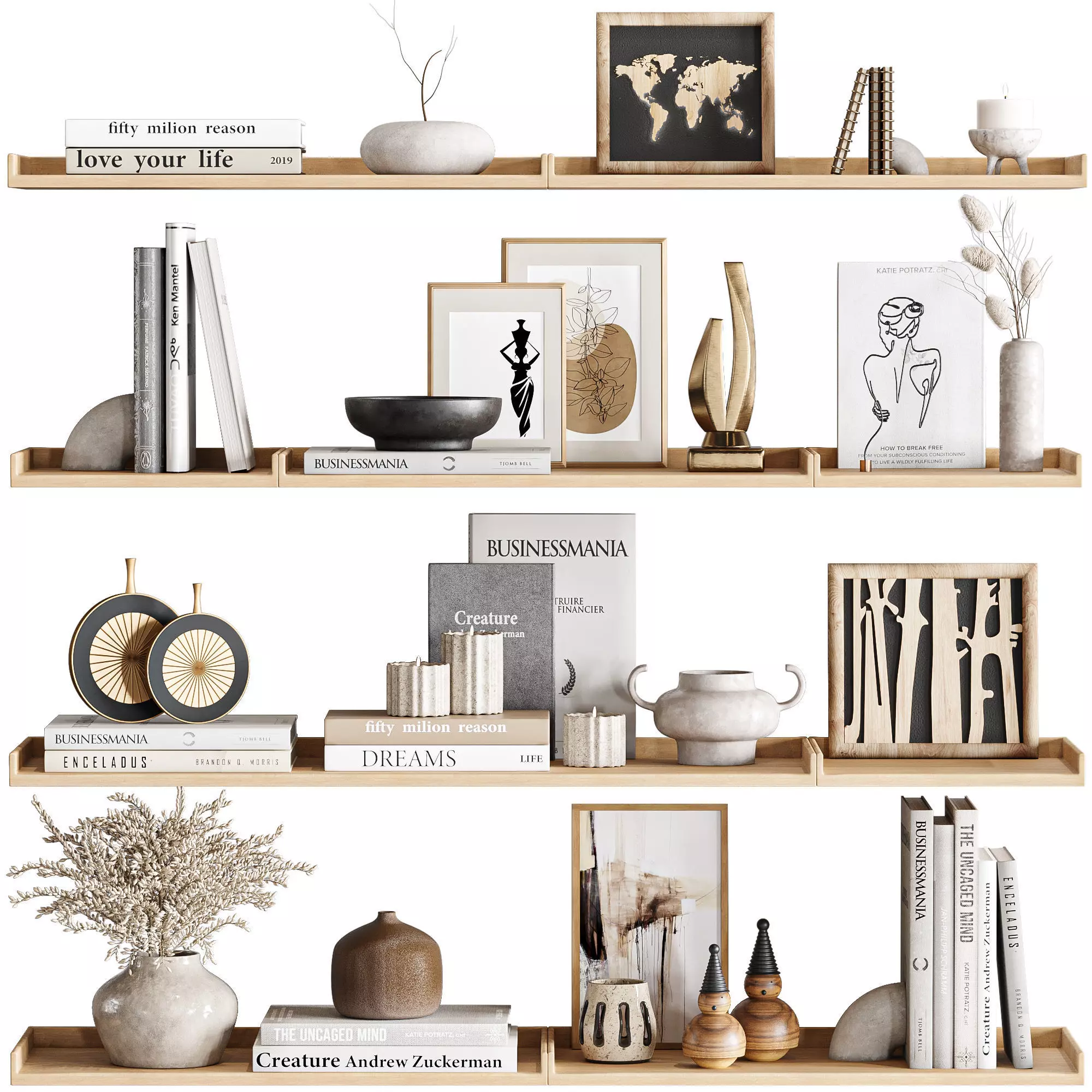 Decorative set43 3D model_0