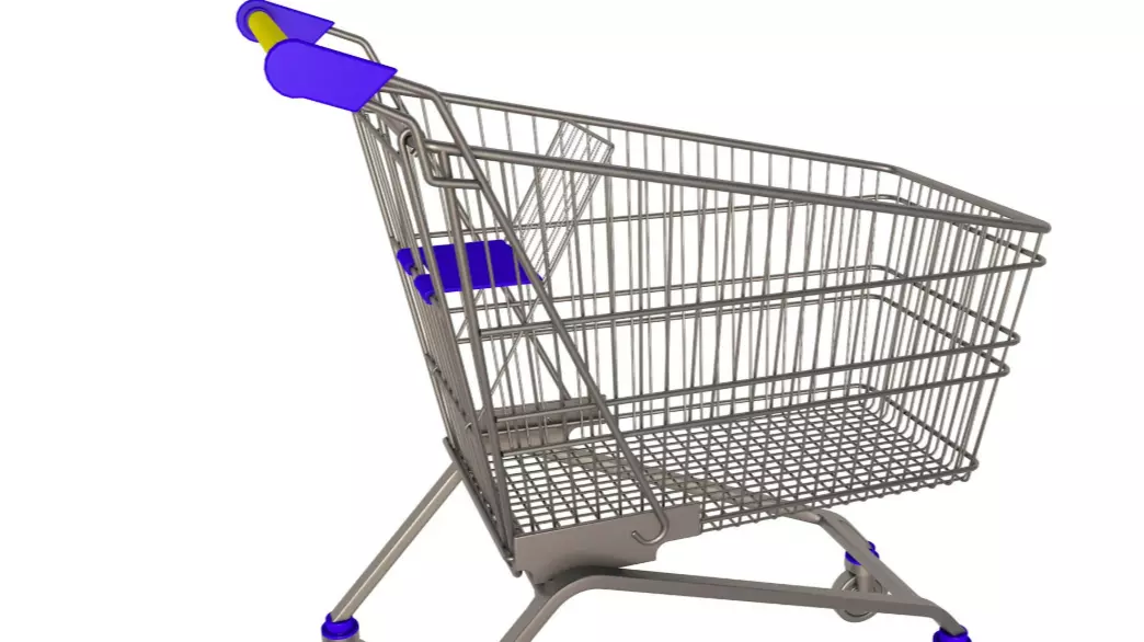 Shopping Cart 3D model_7