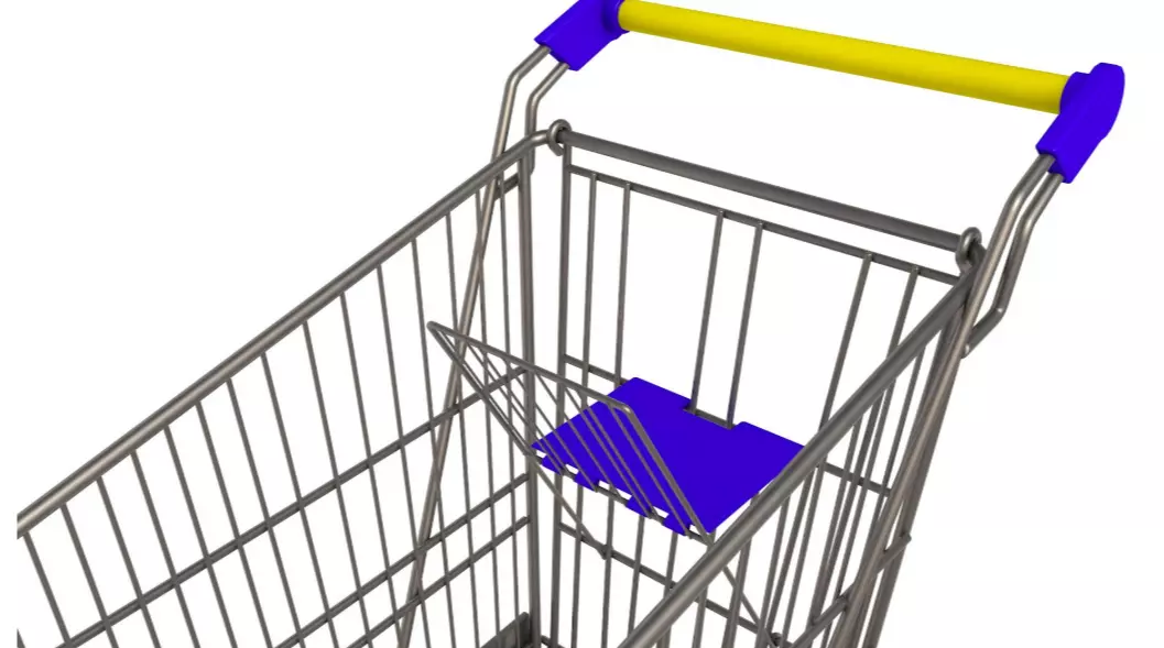Shopping Cart 3D model_1