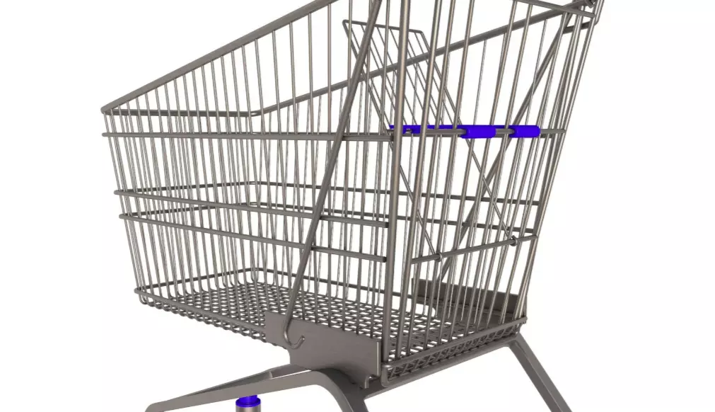 Shopping Cart 3D model_4