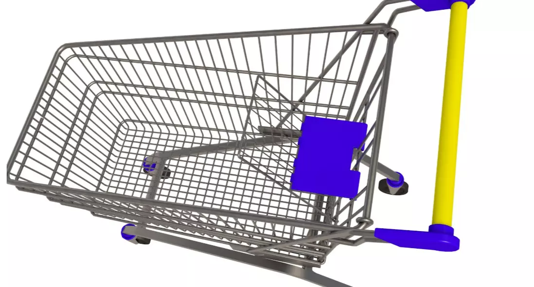 Shopping Cart 3D model_5