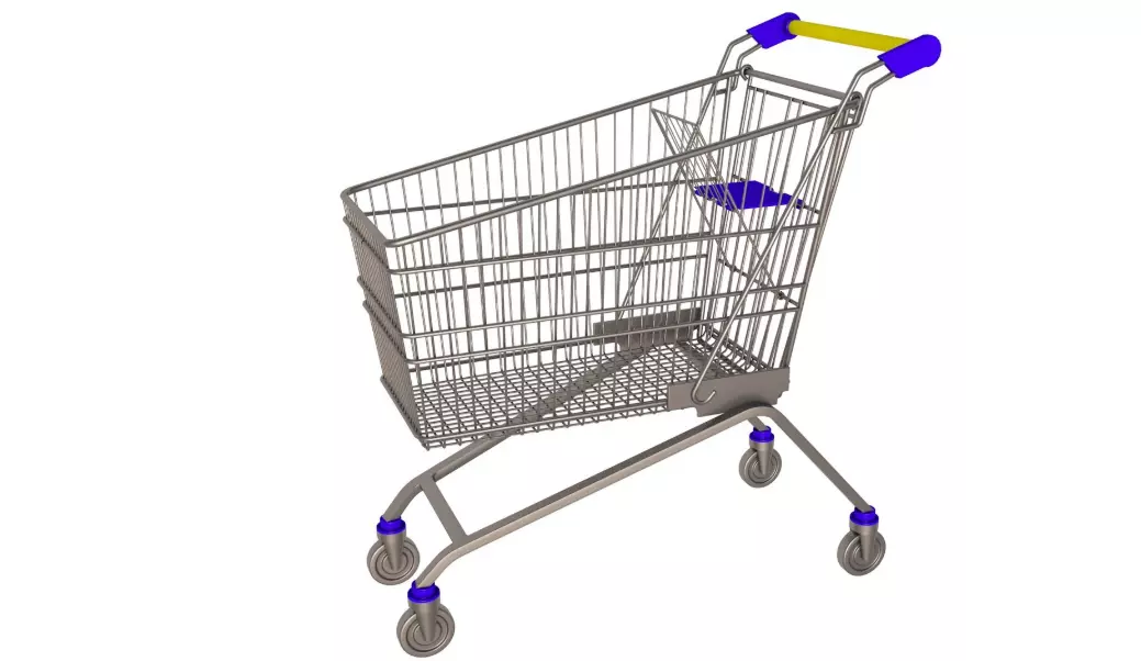 Shopping Cart 3D model_0