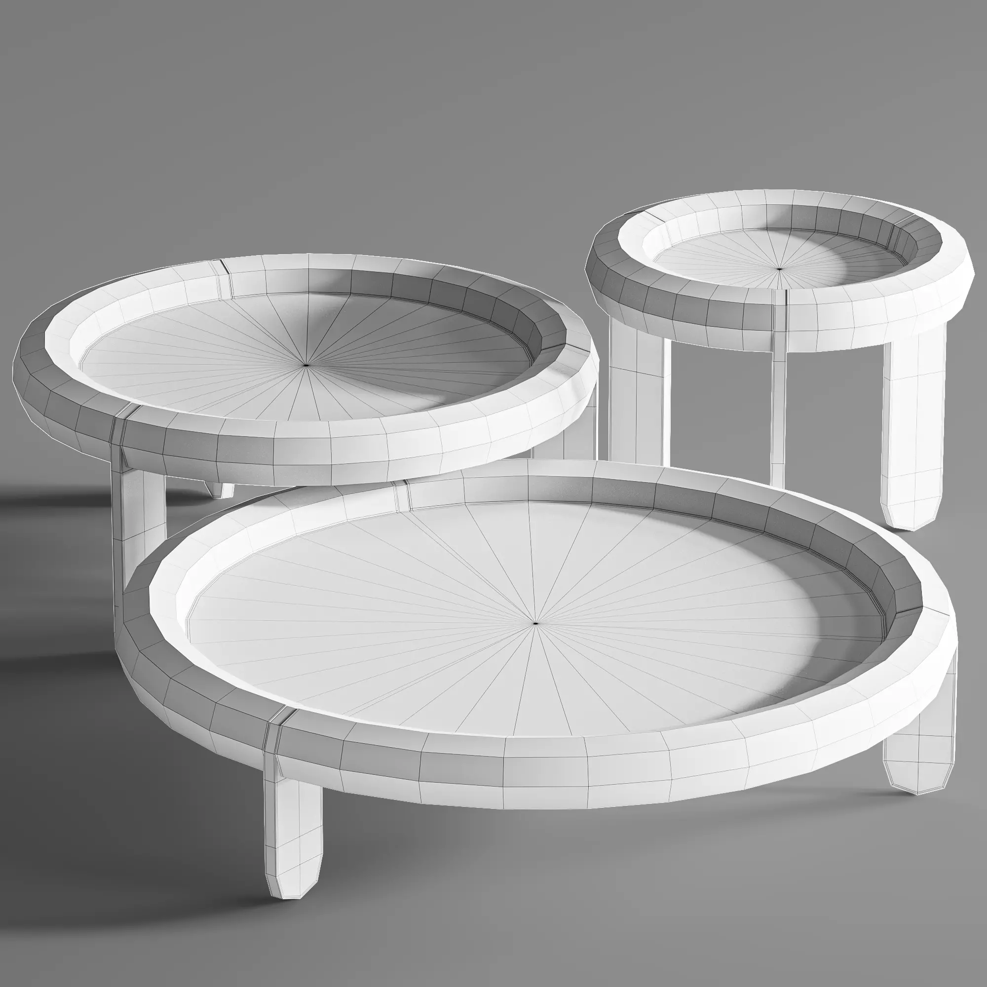 Madou Coffee Table 3D model_4