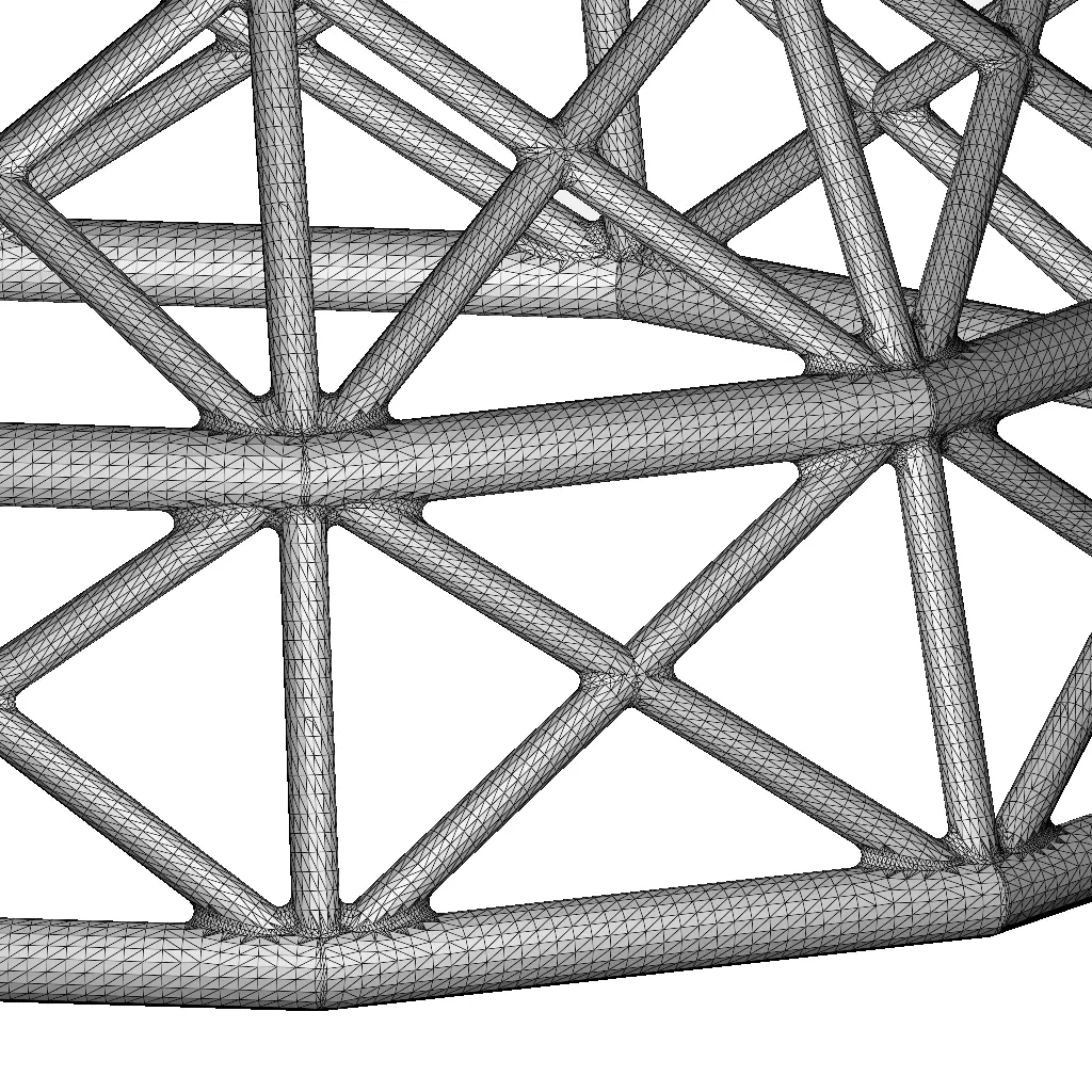 Rusty Steel Dome Structure 3D model_5