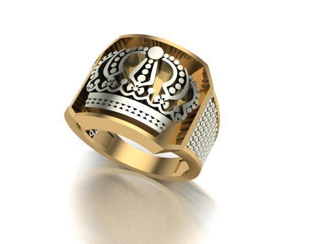 sintered men ring 3D print model
