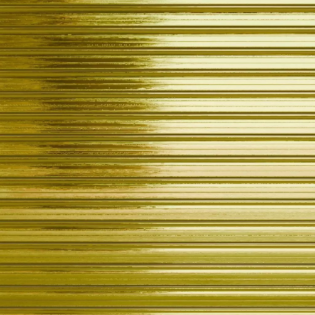 Clean Golden Corrugated Metal PBR Seamless Texture_2
