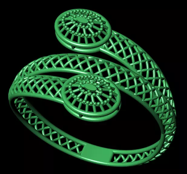 Rings 3D print model_2