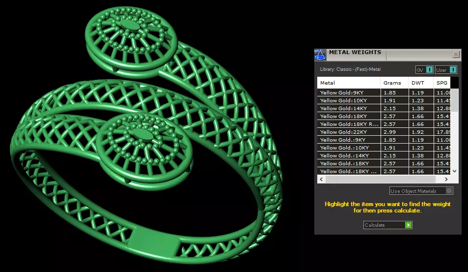 Rings 3D print model_3
