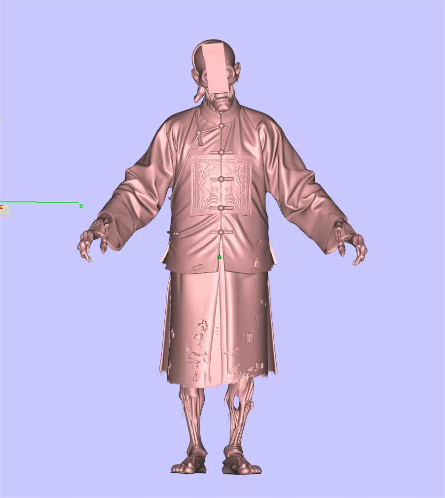 Chinese Zombies 3D print model_0