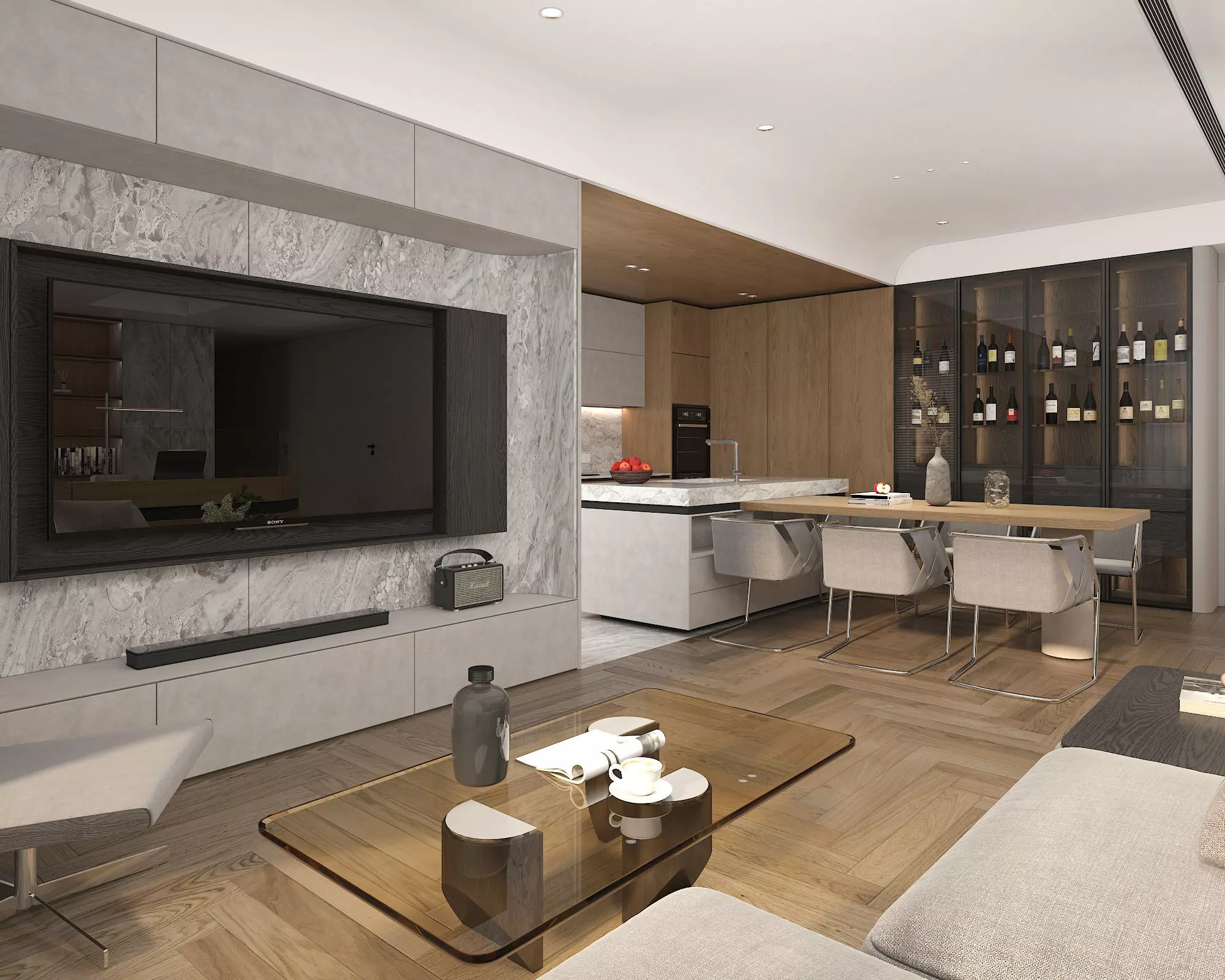 Apartment Interior 2 3D model_4