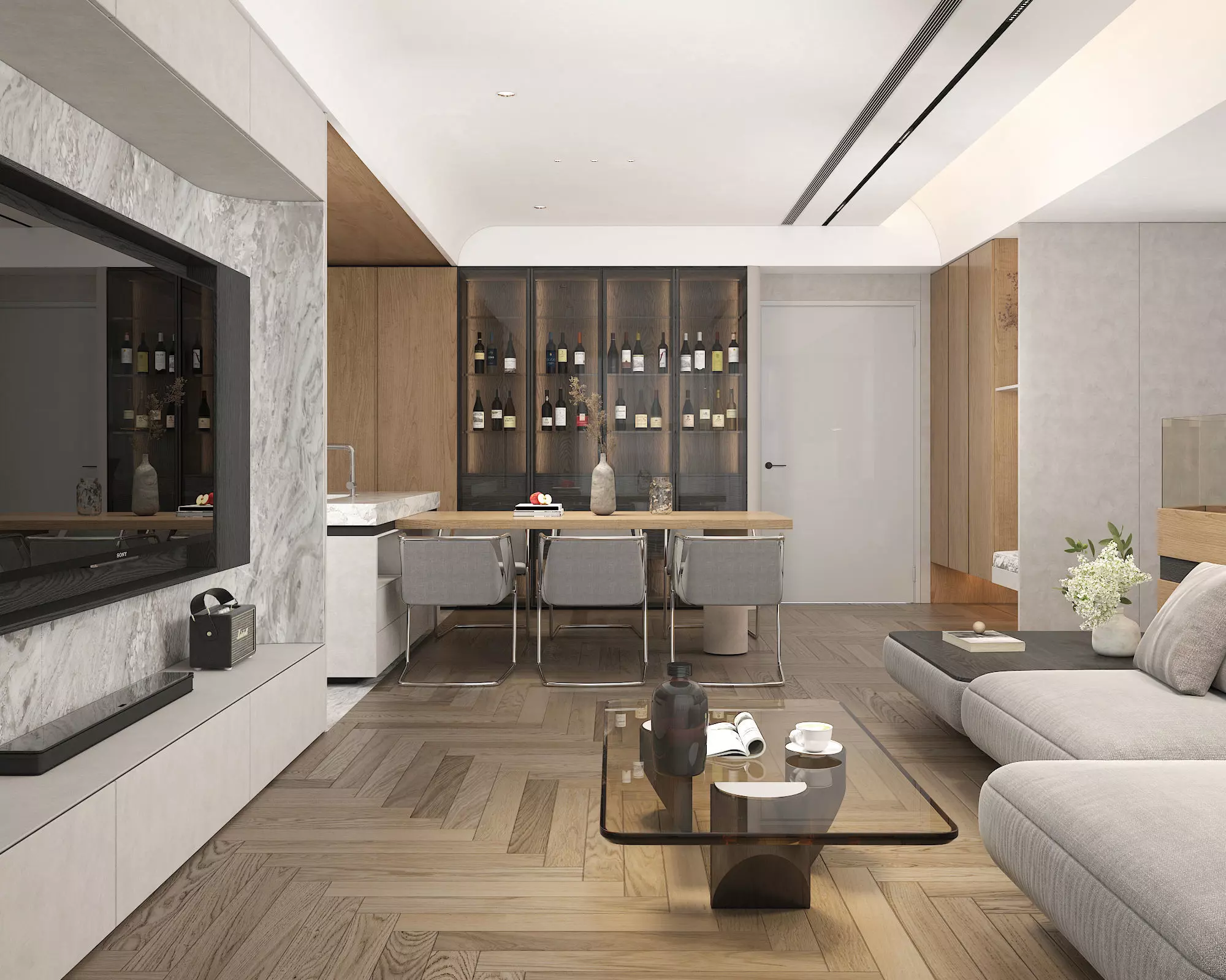 Apartment Interior 2 3D model_3