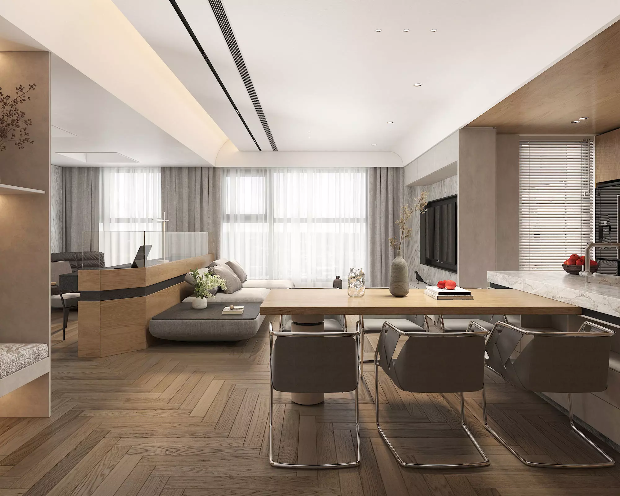 Apartment Interior 2 3D model_2