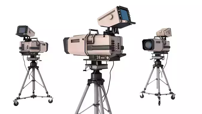 TV Studio Camera  3D model