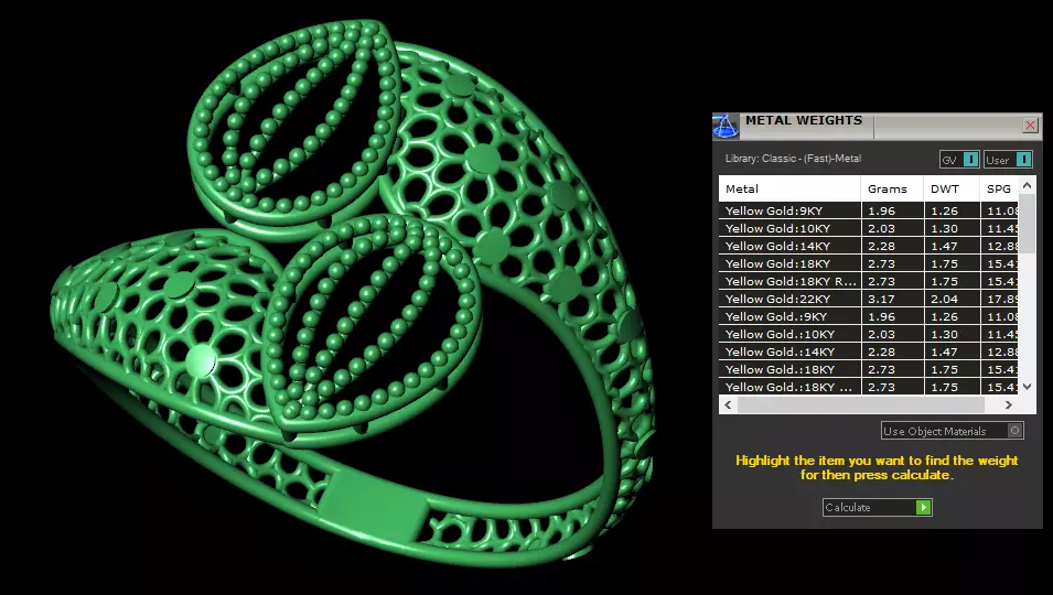 Rings 3D print model_3