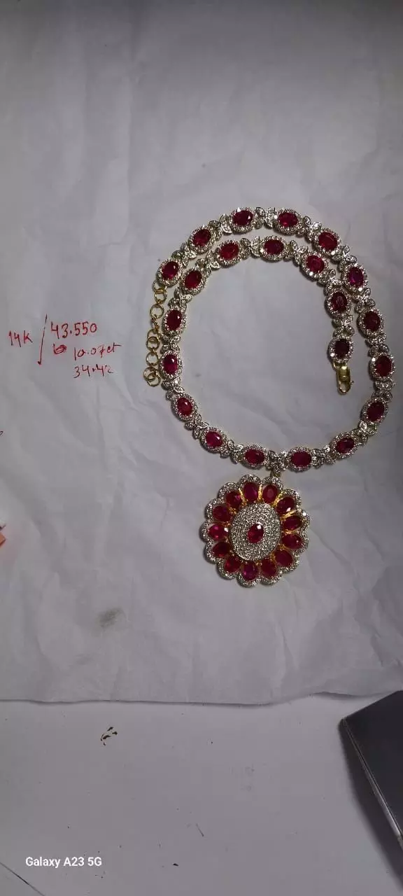 Ruby necklace 3D print model