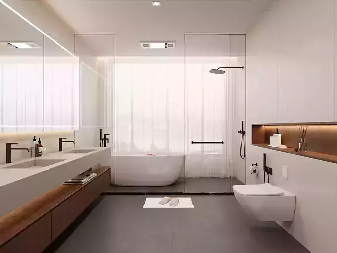Minimal Modern Bathroom