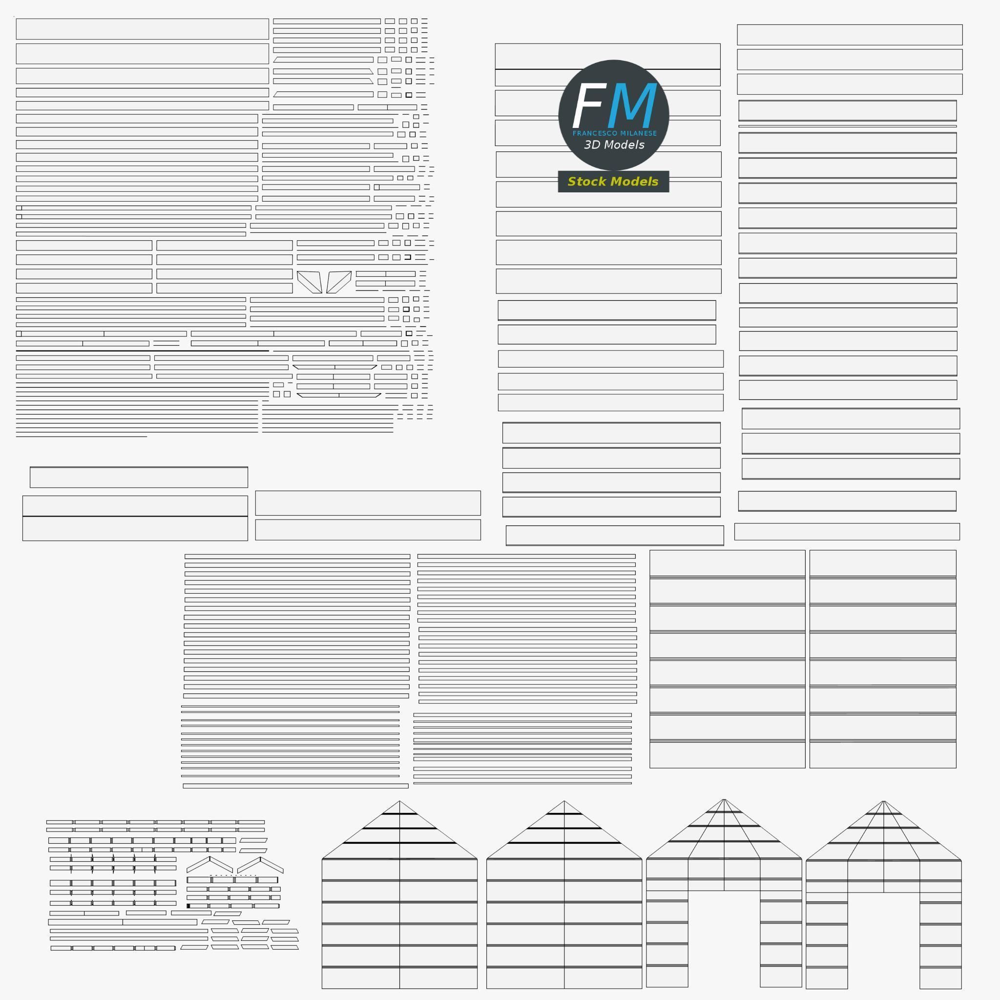 Doghouse wooden dog house 3D model_11