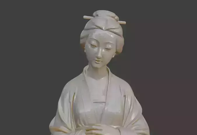 Ancient statues of beautiful women Tang 