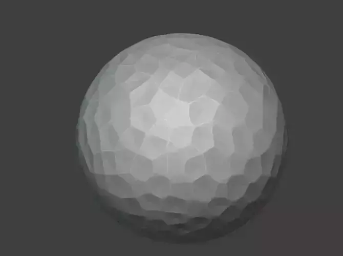 3D model of irregular diamond-cut sphere STL