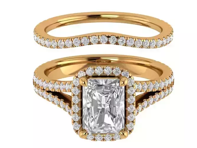 Radiant Engagement Ring