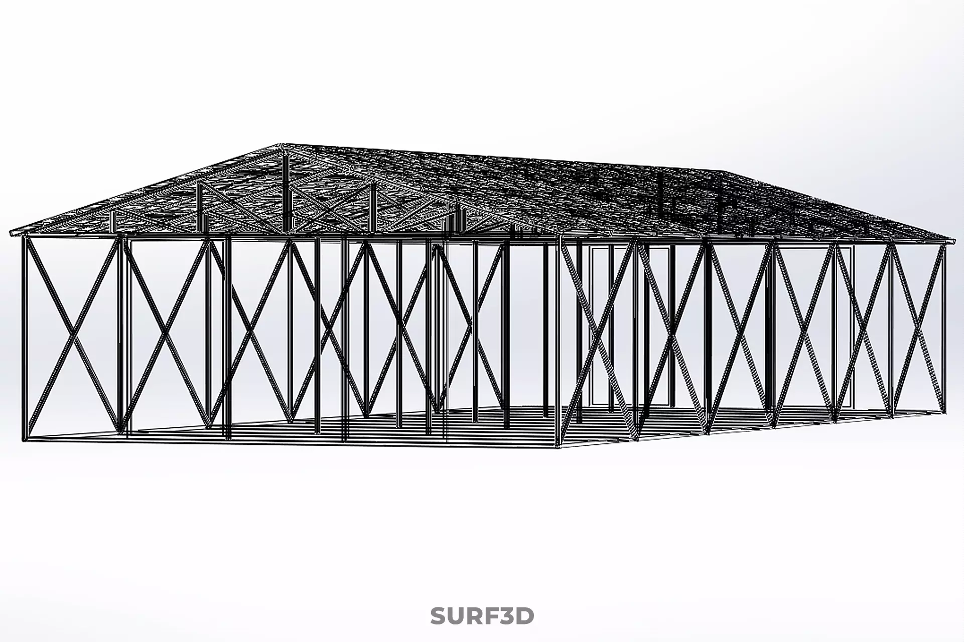 SOLAR POWERED GREENHOUSE HOTHOUSE GLASSHOUSE PLANT CROP GARDEN 3D model_24